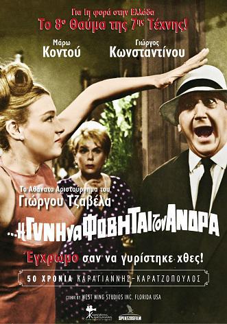 H Gynh Na Fobhtai Ton Andra greek poster