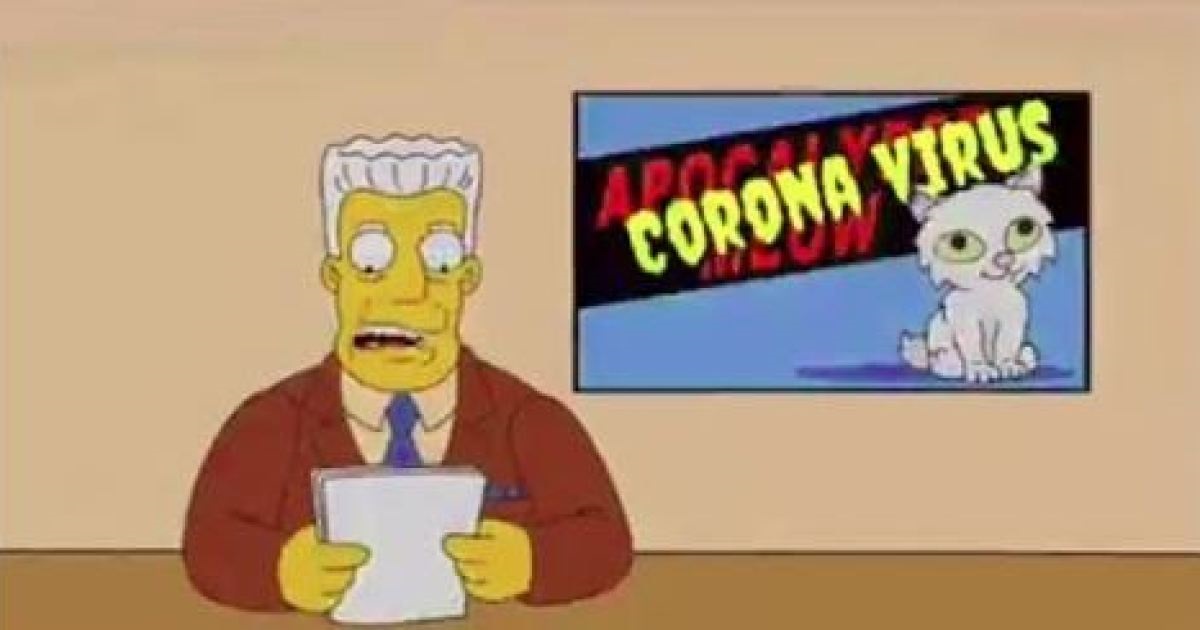 Αποτέλεσμα εικόνας για Simpsons – Προφητικό Επεισόδιο Κάνει Λόγο Για Έξαρση Του Κορωναϊού 27 Χρόνια Πριν (ΒΙΝΤΕΟ)