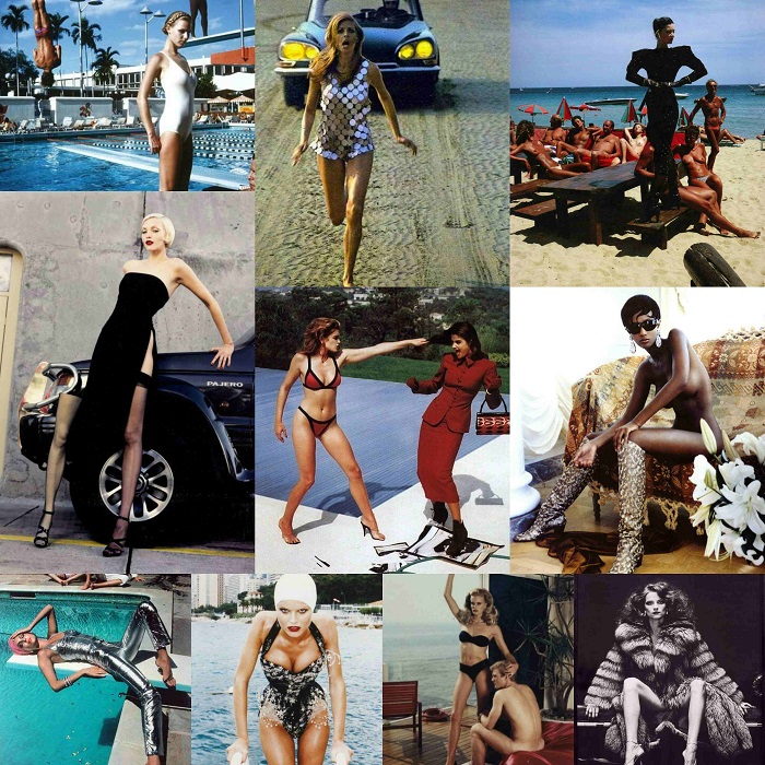 Μερικές από τις φωτογραφίες μόδας σε editorial περιοδικών ή διαφημίσεις (60s, 70s,80s,90s).