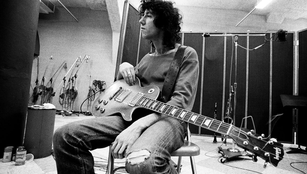 Peter Green backstage
