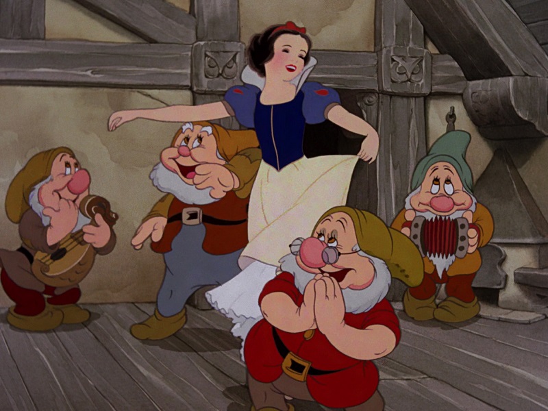 Snow White and the seven dwarfs, 1937