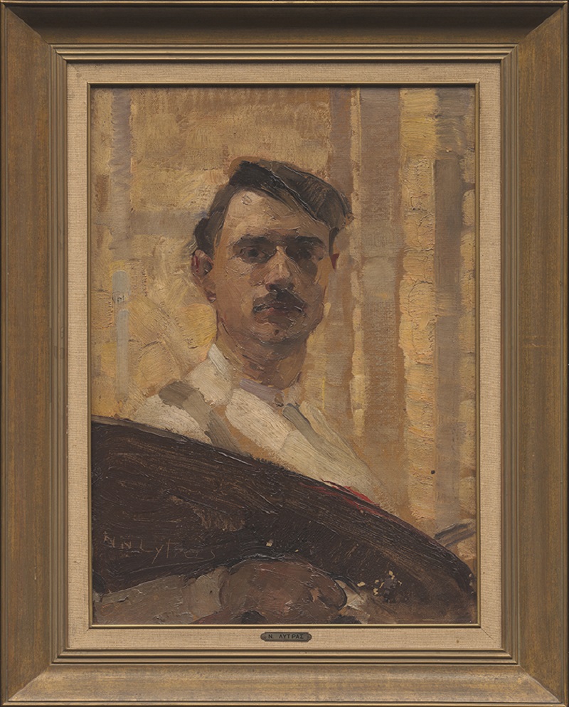 Νικόλαος (Νίκος) Λύτρας (Αθήνα 1883 - 1927) Αυτοπροσωπογραφία, π. 1917
