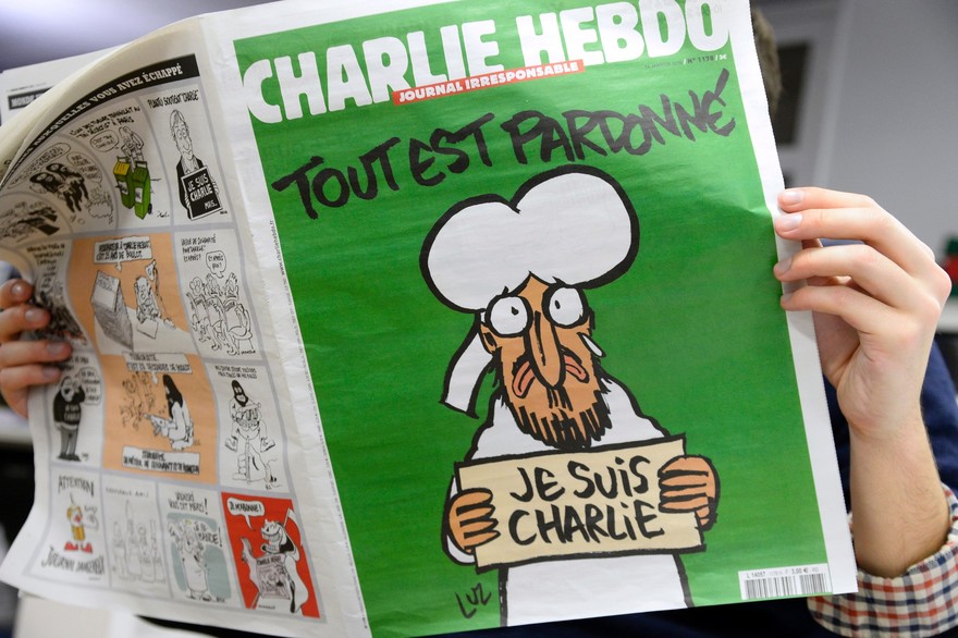 Εξώφυλλο του Charlie Hebdo με τον Μωάμεθ