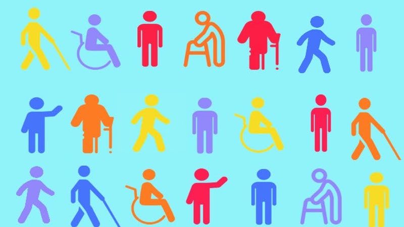 different disabilities