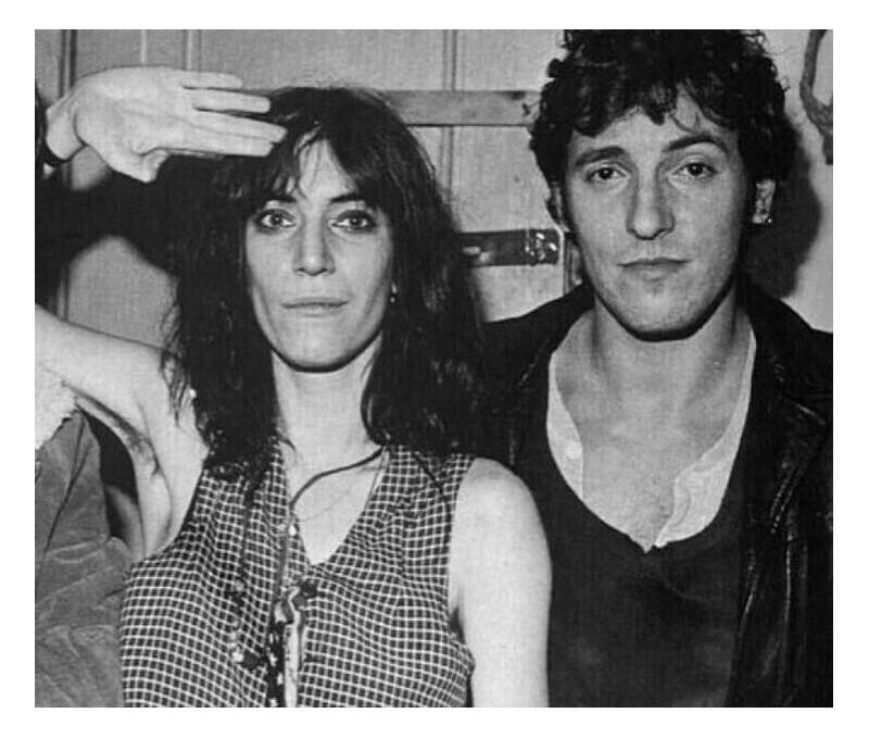 Patti Smith & Bruce Springsteen.