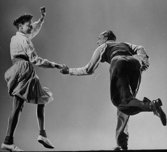 Dancing Lindy Hop in the '20s.