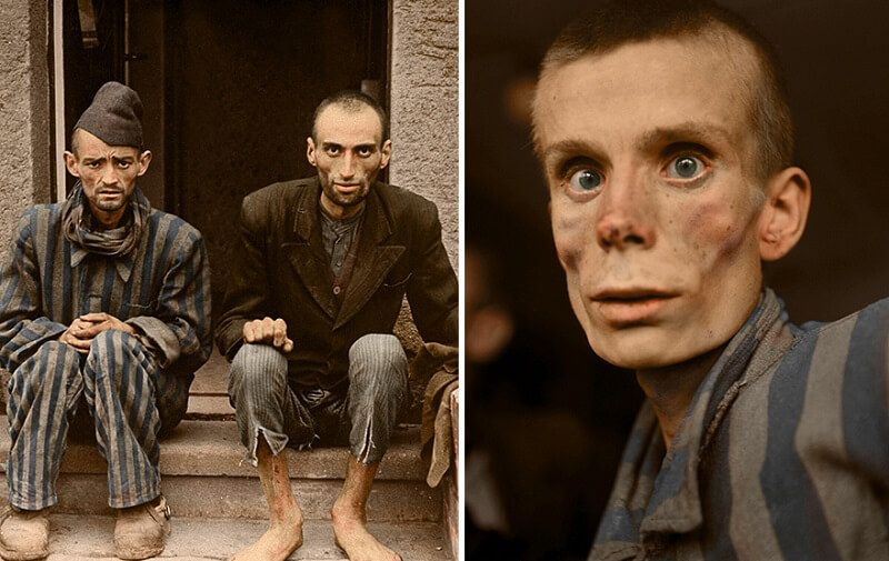 10 επαναχρωματισμένες φωτογραφίες την φρίκη του Ολοκαυτώματος