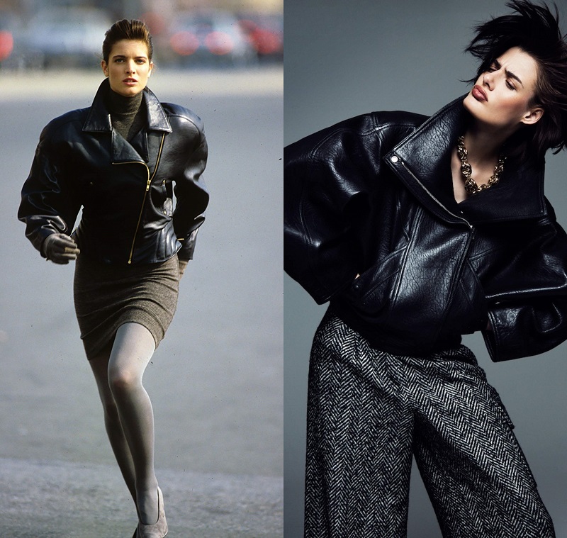 Αριστερά, Azzedine Alaia, Vogue, 1987 - Δεξιά, editorial Myself DE, 2015.