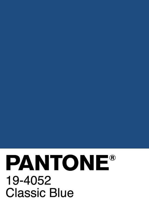 Classic Blue 19 - 4052, Χρώμα του 2020, Ινστιτούτο Pantone