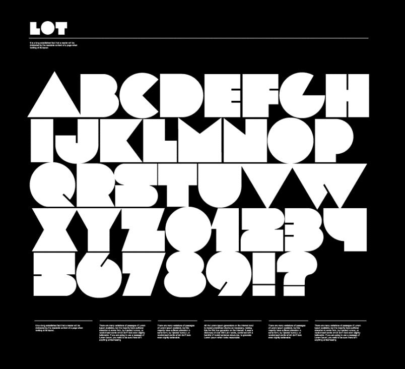 Γραμματοσειρές: τα ψηλά γράμματα του design 