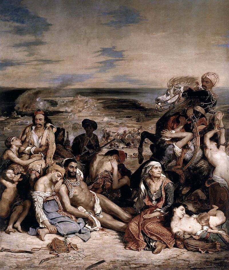 Η Σφαγή της Χίου, Eugène Delacroix