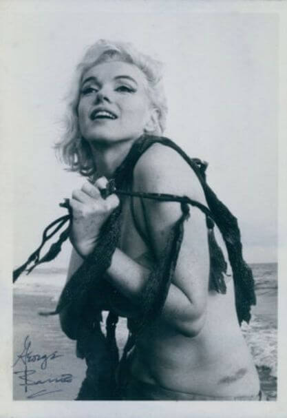 George Barris, Marilyn Monroe, από την τελευταία φωτογράφισή της, gelatin silver print, 1962.