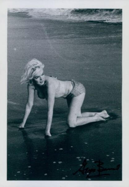 George Barris, Marilyn Monroe, από την τελευταία φωτογράφισή της, gelatin silver print, 1962.