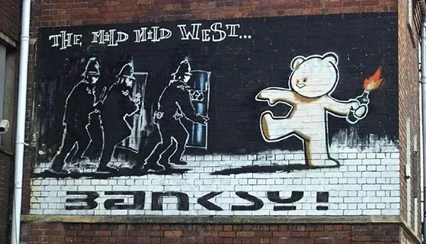 Έργο του Banksy αποτελεί παρελθόν μετά από κατεδάφιση κτιρίου